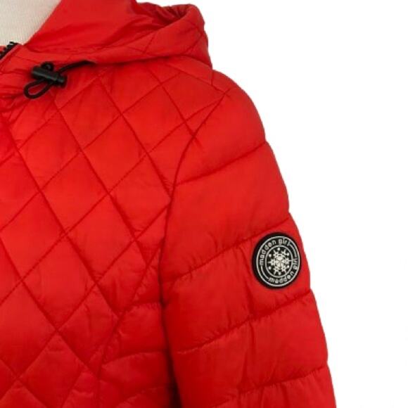 EUC Steve Madden Madden Girl Women's Red Packable Puffer Jacket. Size S. - Picture 5 of 12